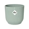 Cache-pot en plastique recyclé vert sorbet Elho Vibes fold rond- Ø 16 cm