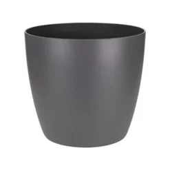 Cache-pot en polypropylène Elho Brussels rond anthracite - Ø 30 cm