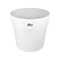 Cache-pot en polypropylène Elho B.for original rond blanc - Ø 14 cm