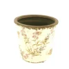 Cache-pot fleurs rose coloris multcolore - Ø 14,5 cm x 13 cm
