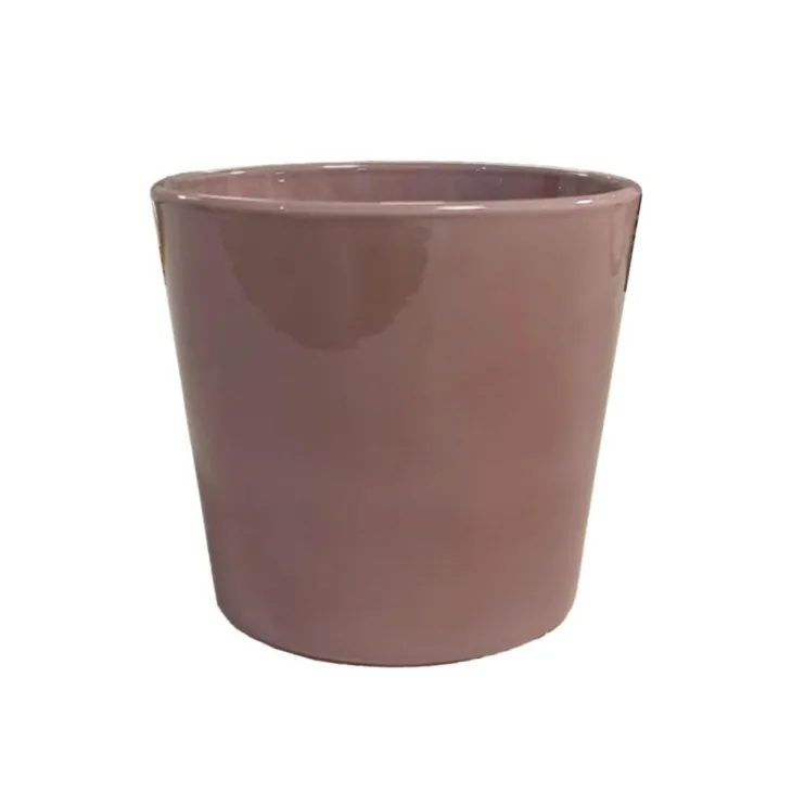Cache-pot Fresh coloris rose en céramique - Ø 19,5 cm x 17 cm