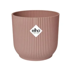 Cache-pot rose poudré Elho Vibes Fold Roues - Ø 35 cm