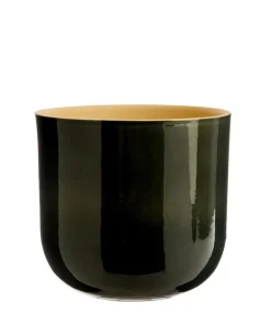 Cache-pot Sandstone en grès gris - Ø 18,7 x 17 cm