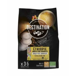café dosettes souple moka ethiopie bio Destination - 252 g