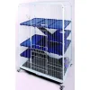 Cage bigtower pour rongeurs bleue 79x52xH140 cm