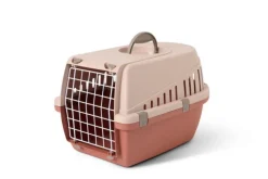 Cage de transport pour chat et petit chien coloris champagne Savic Trotter 1 - 49 x 33 x 30 cm