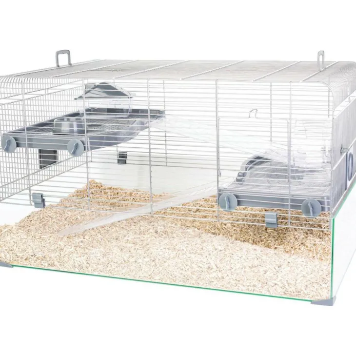 Cage pour rongeur coloris gris Zolux Panas Colour 50 – 52 x 29 x 35 cm