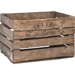 Cageot de pommes en bois 42,3x51,1x30,1 cm
