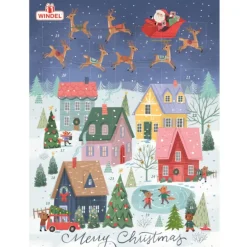 Calendrier de l'Avent pour enfant chocolat Windel - 35 x 25,5 cm
