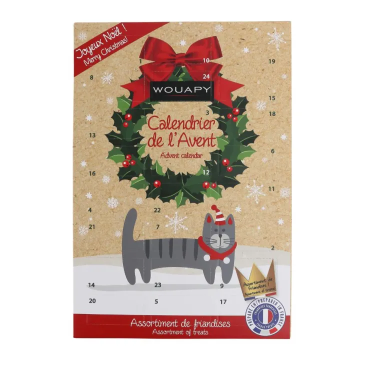 Calendrier de l’avent pour chats Wouapy