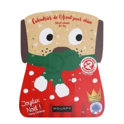 Calendrier de l'Avent pour chien surprises Noël Wouapy
