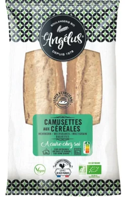 Camusettes aux céréales bio Angelus - 2 x 200 g