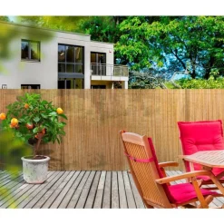 Canisse synthétique Fency Wick coloris marron 300 x 150 cm