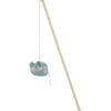 Canne à pêche pour chat coloris bleu feuille Zolux souris Ethi'cat - 11,5 x 3,6 x 40 cm