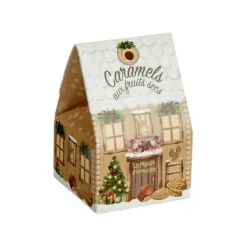 Caramels aux fruits secs chalet du Père Noël bio Maison Armorine - 40 g