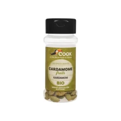 Cardamome en fruits bio en pot de 25 g
