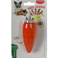 Carotte à ronger en bois Tyrol 12x4,5x4,5 cm