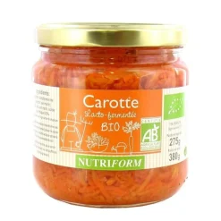 Carottes lacto-fermentées bio 380g