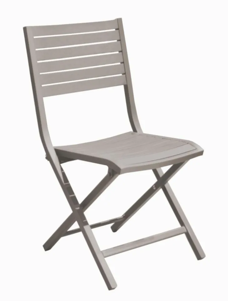 Chaise Canna en aluminium - 46 x 87 x 53 cm