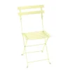 Chaise pliante Bistro jaune citron 38 x 40 x 82 cm