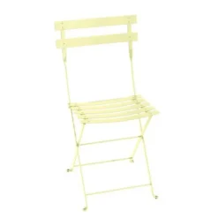 Chaise pliante Bistro jaune citron 38 x 40 x 82 cm