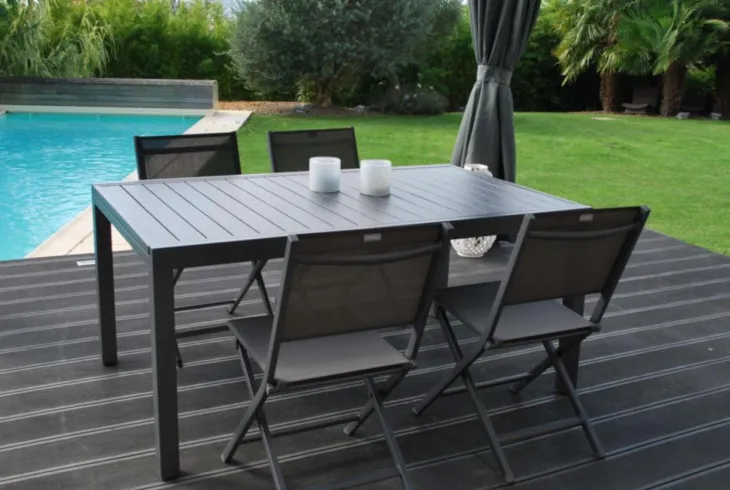 Chaise pliante en aluminium Creador Censo