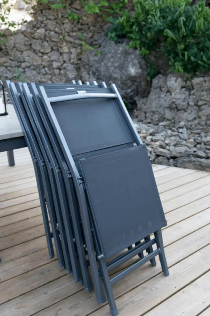 Chaise pliante en aluminium Creador Censo