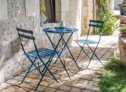 Chaise pliante en métal modèle Cuba Proloisirs