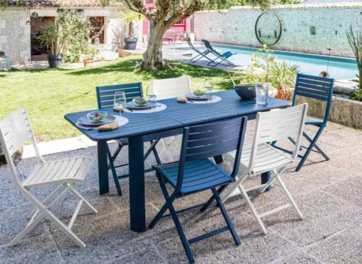 Chaise pliante Lucca en aluminium Proloisirs