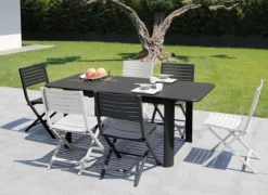 Chaise pliante Lucca en aluminium Proloisirs