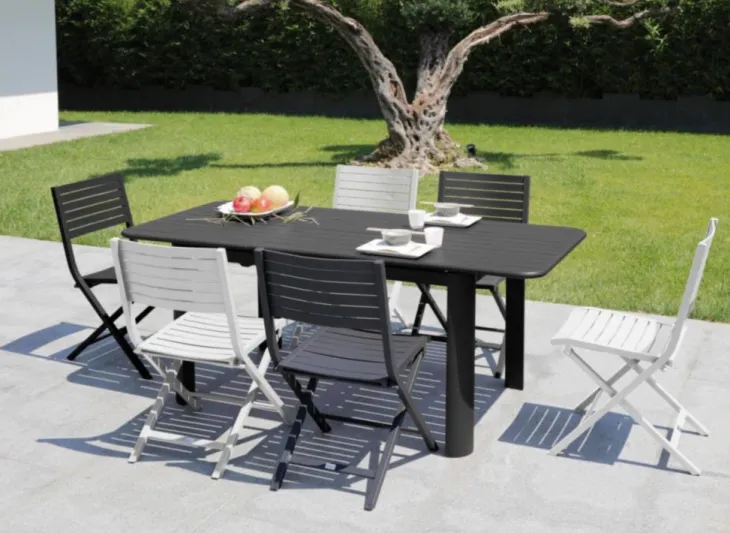 Chaise pliante Lucca en aluminium Proloisirs