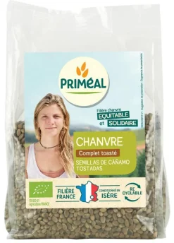 Chanvre entier toasté bio en sachet de 200 g