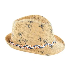 Chapeau de paille à motifs Instant Nature Manoa