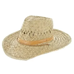 Chapeau de paille australien beige pour homme taille 59