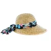 Chapeau de paille avec ruban Instant Nature Katryn