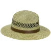 Chapeau de paille camberra beige pour homme taille 60