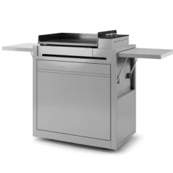 Chariot premium fermé en inox 60 Forge Adour - 174,5 x 55,6 x 104,2 cm