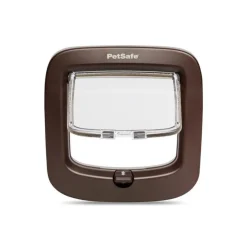 Chatière Petsafe 4 positions luxe brune