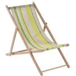 Chilienne en bois et en polycoton CHOLOROPHYLLE