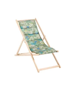 Chilienne matelassée Serenea en coton Jardin privé - 127 x 56 x 3,5 cm