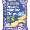 Chips manioc au sel bio El Origen - 80 g