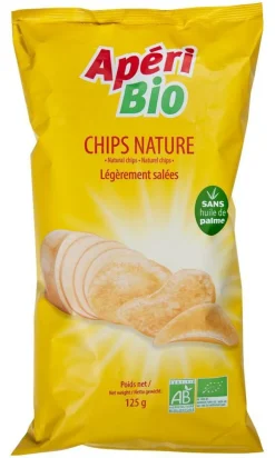 Chips nature bio Apéri Bio - 125 g
