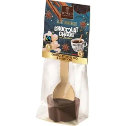Chocolat chaud chocolat noir et épices chaï bio Bovetti - 35 g