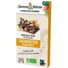 Chocolat noir 70% bio fleur sel Guérande & cacahuète bio Saveurs et Nature - 100 g