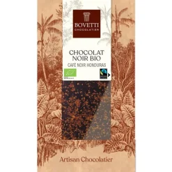 Chocolat noir bio au café du Honduras - 100 g
