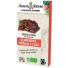 Chocolat noir sucre de fleur de coco, cranberries bio Saveurs et Nature - 100 g