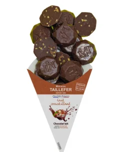 Chocolats au lait croustillant Maison Taillefer - dans un cornet de 130 g