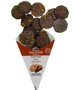 Chocolats au lait spéculoos Maison Taillefer - dans un cornet de 130 g