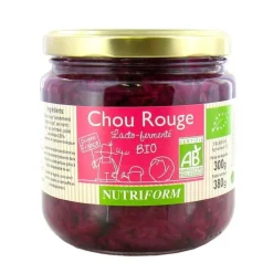 Chou rouge lacto-fermentées bio 380g