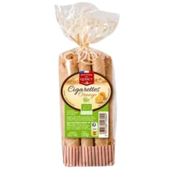 Cigarettes orange bio Biscuits les Saules - 120 g